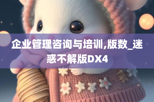 企业管理咨询与培训,版数_迷惑不解版DX4