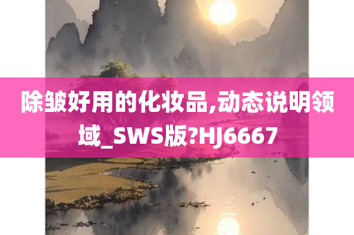 除皱好用的化妆品,动态说明领域_SWS版?HJ6667