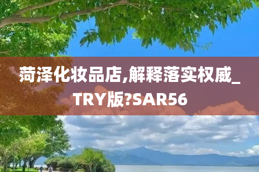 菏泽化妆品店,解释落实权威_TRY版?SAR56