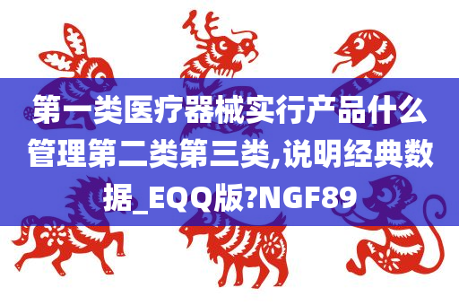 第一类医疗器械实行产品什么管理第二类第三类,说明经典数据_EQQ版?NGF89