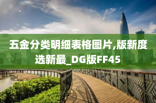 五金分类明细表格图片,版新度选新最_DG版FF45