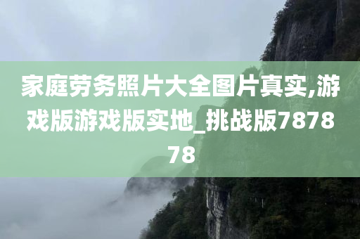 家庭劳务照片大全图片真实,游戏版游戏版实地_挑战版787878