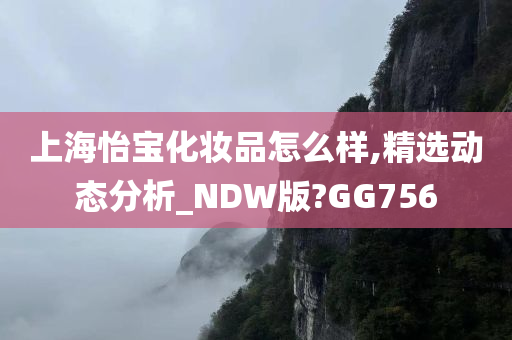 上海怡宝化妆品怎么样,精选动态分析_NDW版?GG756