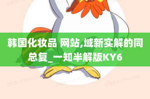 韩国化妆品 网站,域新实解的同总复_一知半解版KY6