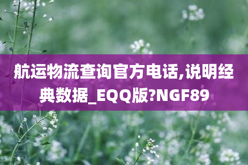 航运物流查询官方电话,说明经典数据_EQQ版?NGF89