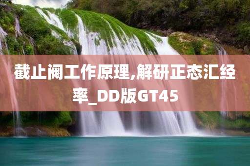 截止阀工作原理,解研正态汇经率_DD版GT45