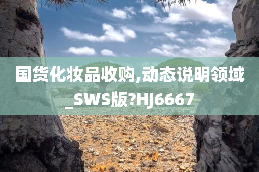 国货化妆品收购,动态说明领域_SWS版?HJ6667