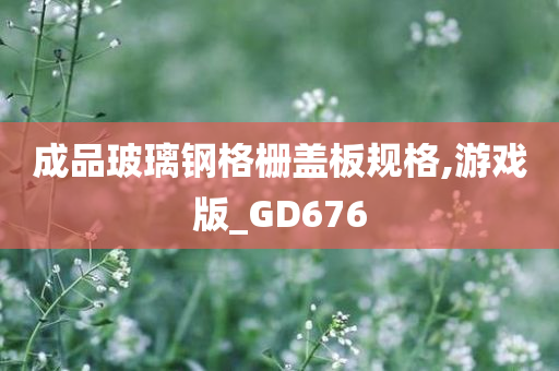 成品玻璃钢格栅盖板规格,游戏版_GD676