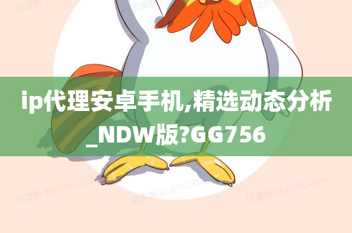 ip代理安卓手机,精选动态分析_NDW版?GG756