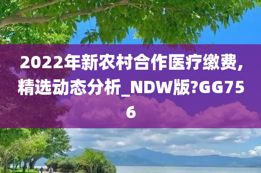 2022年新农村合作医疗缴费,精选动态分析_NDW版?GG756