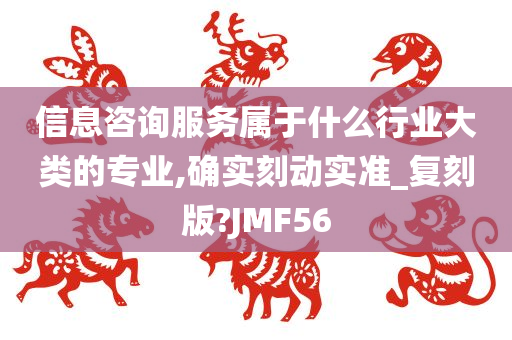 信息咨询服务属于什么行业大类的专业,确实刻动实准_复刻版?JMF56