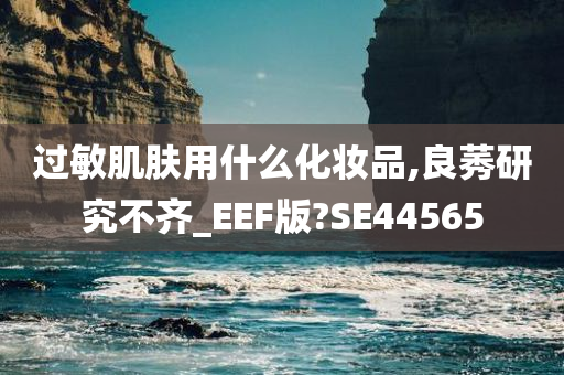 过敏肌肤用什么化妆品,良莠研究不齐_EEF版?SE44565