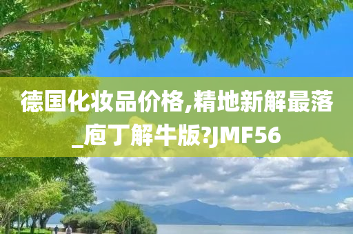 德国化妆品价格,精地新解最落_庖丁解牛版?JMF56