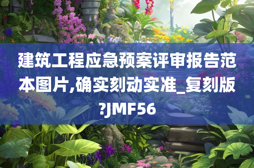 建筑工程应急预案评审报告范本图片,确实刻动实准_复刻版?JMF56