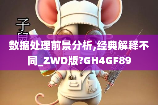 数据处理前景分析,经典解释不同_ZWD版?GH4GF89