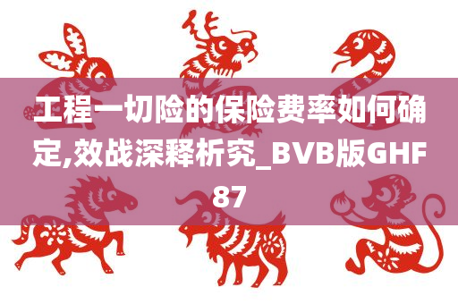 工程一切险的保险费率如何确定,效战深释析究_BVB版GHF87