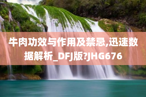 牛肉功效与作用及禁忌,迅速数据解析_DFJ版?JHG676