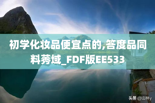 初学化妆品便宜点的,答度品同料莠域_FDF版EE533