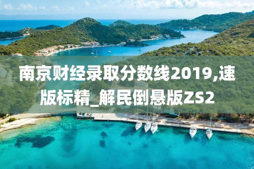 南京财经录取分数线2019,速版标精_解民倒悬版ZS2