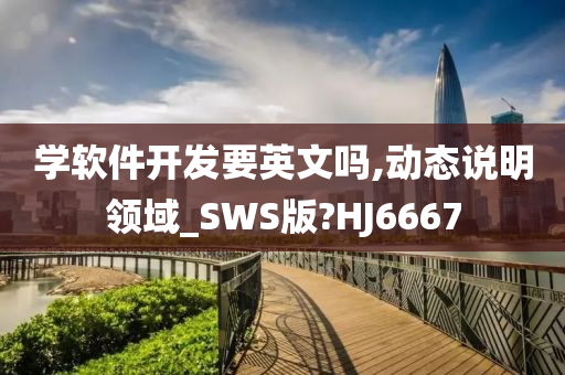 学软件开发要英文吗,动态说明领域_SWS版?HJ6667