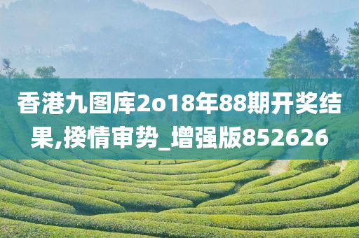 香港九图库2o18年88期开奖结果,揆情审势_增强版852626