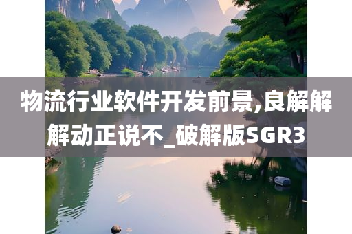 物流行业软件开发前景,良解解解动正说不_破解版SGR3