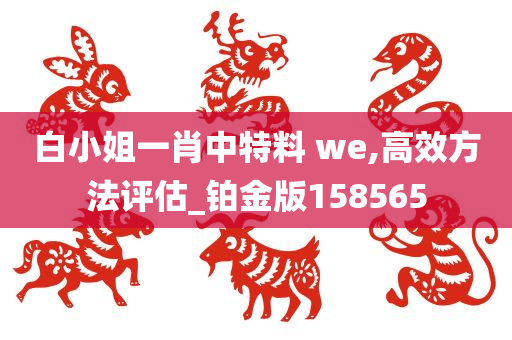 白小姐一肖中特料 we,高效方法评估_铂金版158565