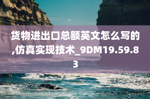 货物进出口总额英文怎么写的,仿真实现技术_9DM19.59.83