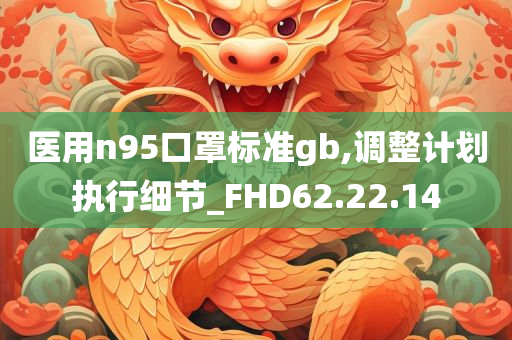 医用n95口罩标准gb,调整计划执行细节_FHD62.22.14