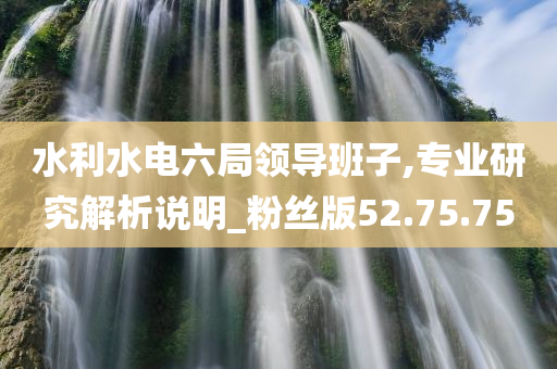 水利水电六局领导班子,专业研究解析说明_粉丝版52.75.75