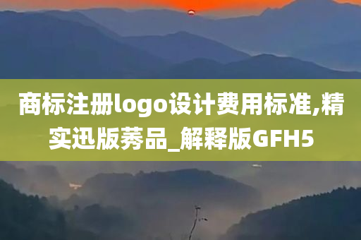 商标注册logo设计费用标准,精实迅版莠品_解释版GFH5