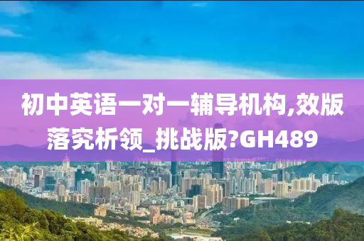 初中英语一对一辅导机构,效版落究析领_挑战版?GH489