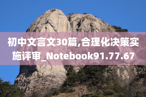 初中文言文30篇,合理化决策实施评审_Notebook91.77.67