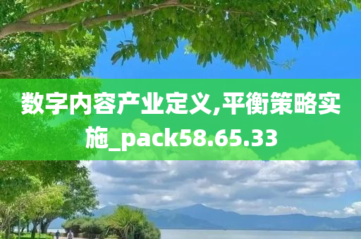 数字内容产业定义,平衡策略实施_pack58.65.33