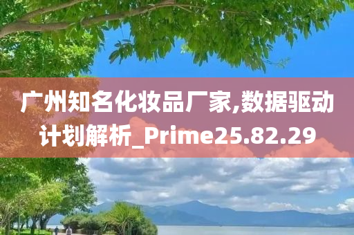 广州知名化妆品厂家,数据驱动计划解析_Prime25.82.29