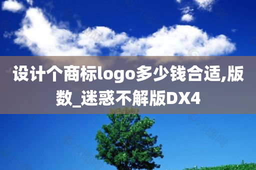 设计个商标logo多少钱合适,版数_迷惑不解版DX4