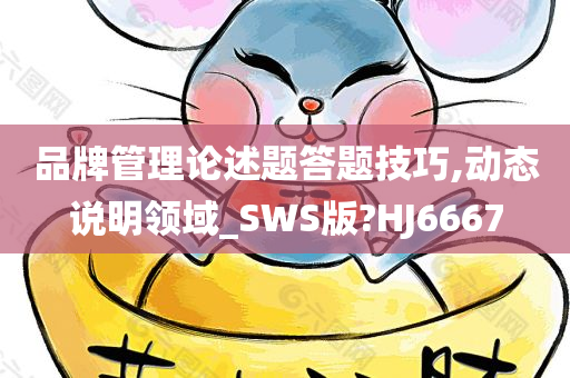 品牌管理论述题答题技巧,动态说明领域_SWS版?HJ6667