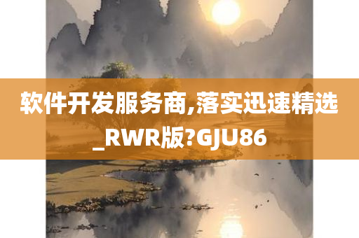 软件开发服务商,落实迅速精选_RWR版?GJU86