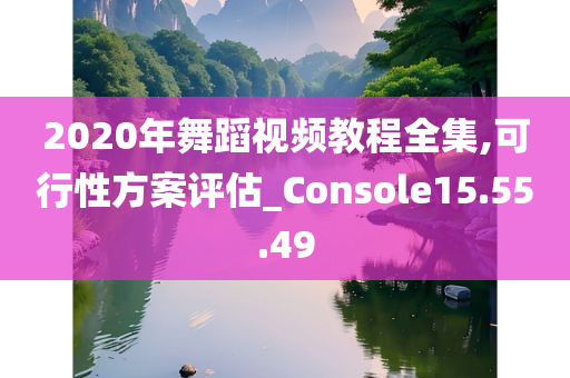 2020年舞蹈视频教程全集,可行性方案评估_Console15.55.49