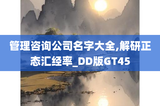 管理咨询公司名字大全,解研正态汇经率_DD版GT45