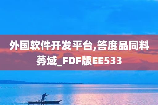 外国软件开发平台,答度品同料莠域_FDF版EE533