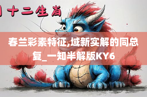 春兰彩素特征,域新实解的同总复_一知半解版KY6