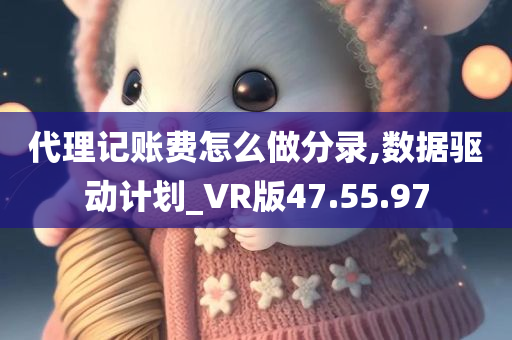 代理记账费怎么做分录,数据驱动计划_VR版47.55.97