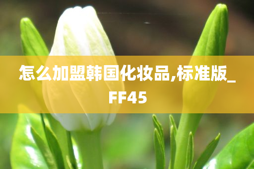 怎么加盟韩国化妆品,标准版_FF45