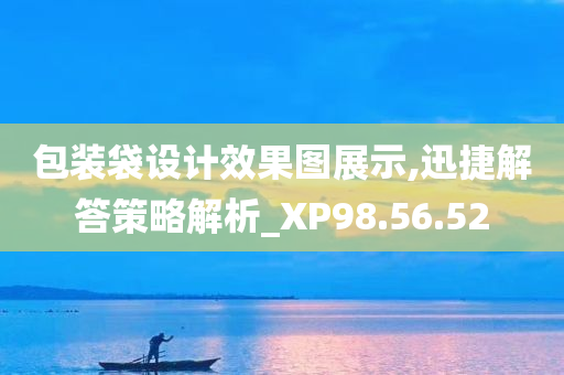 包装袋设计效果图展示,迅捷解答策略解析_XP98.56.52