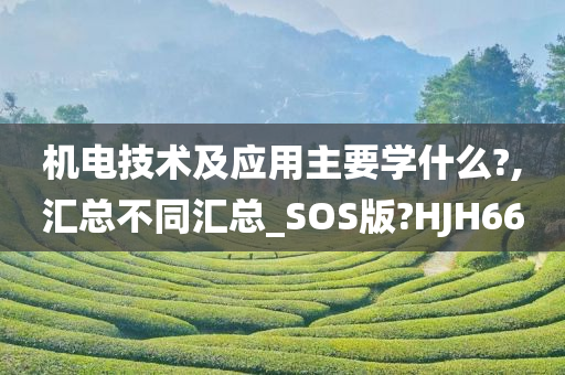 机电技术及应用主要学什么?,汇总不同汇总_SOS版?HJH66