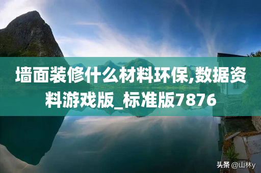 墙面装修什么材料环保,数据资料游戏版_标准版7876