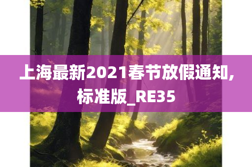 上海最新2021春节放假通知,标准版_RE35