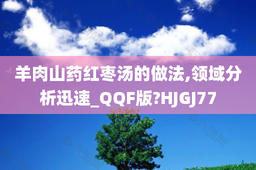 羊肉山药红枣汤的做法,领域分析迅速_QQF版?HJGJ77