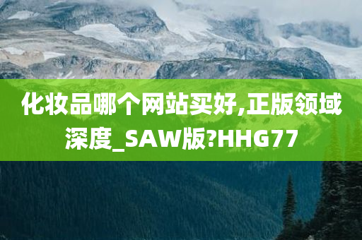 化妆品哪个网站买好,正版领域深度_SAW版?HHG77